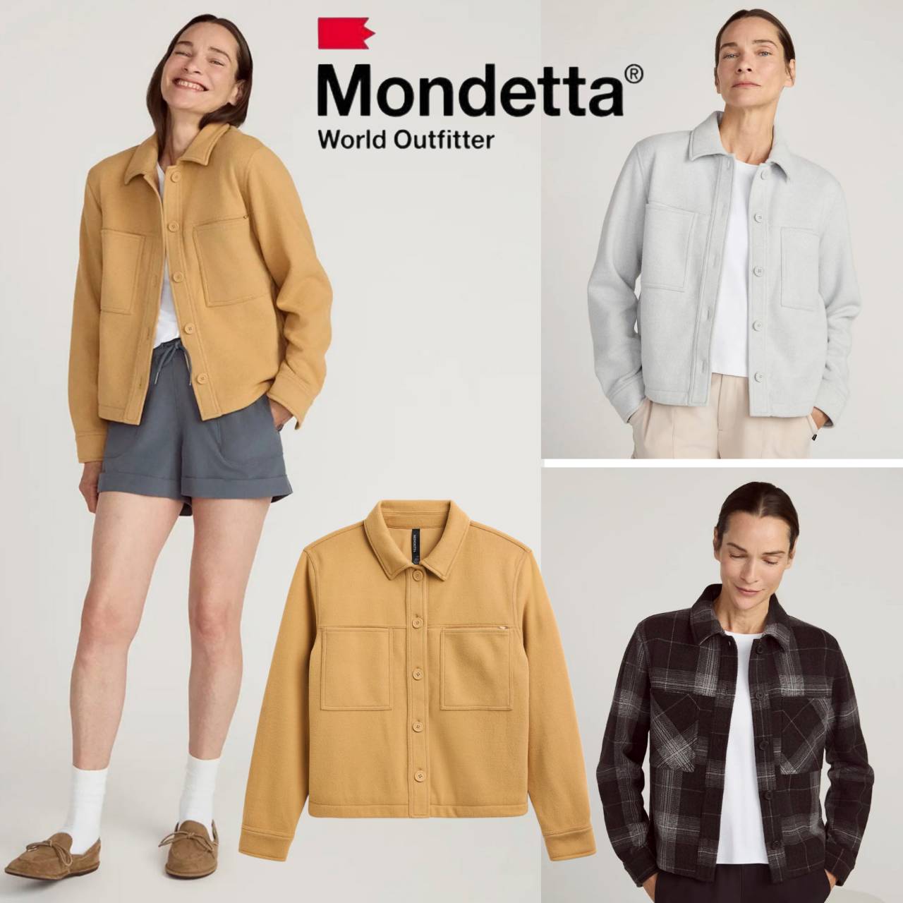 Mondetta The On-the-Go GRS Certified Recycled Poly Cropped Jacket