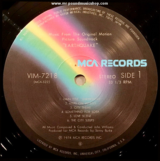 John Williams - Earthquake (Music From The Original Motion Picture Soundtrack)