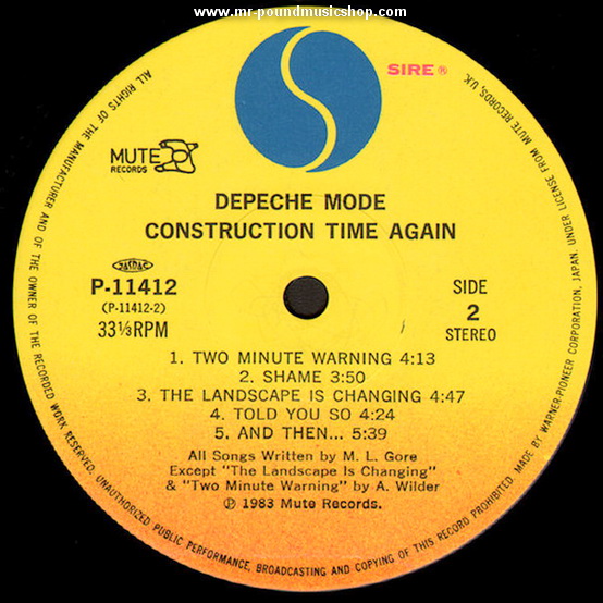 Depeche Mode - Construction Time Again