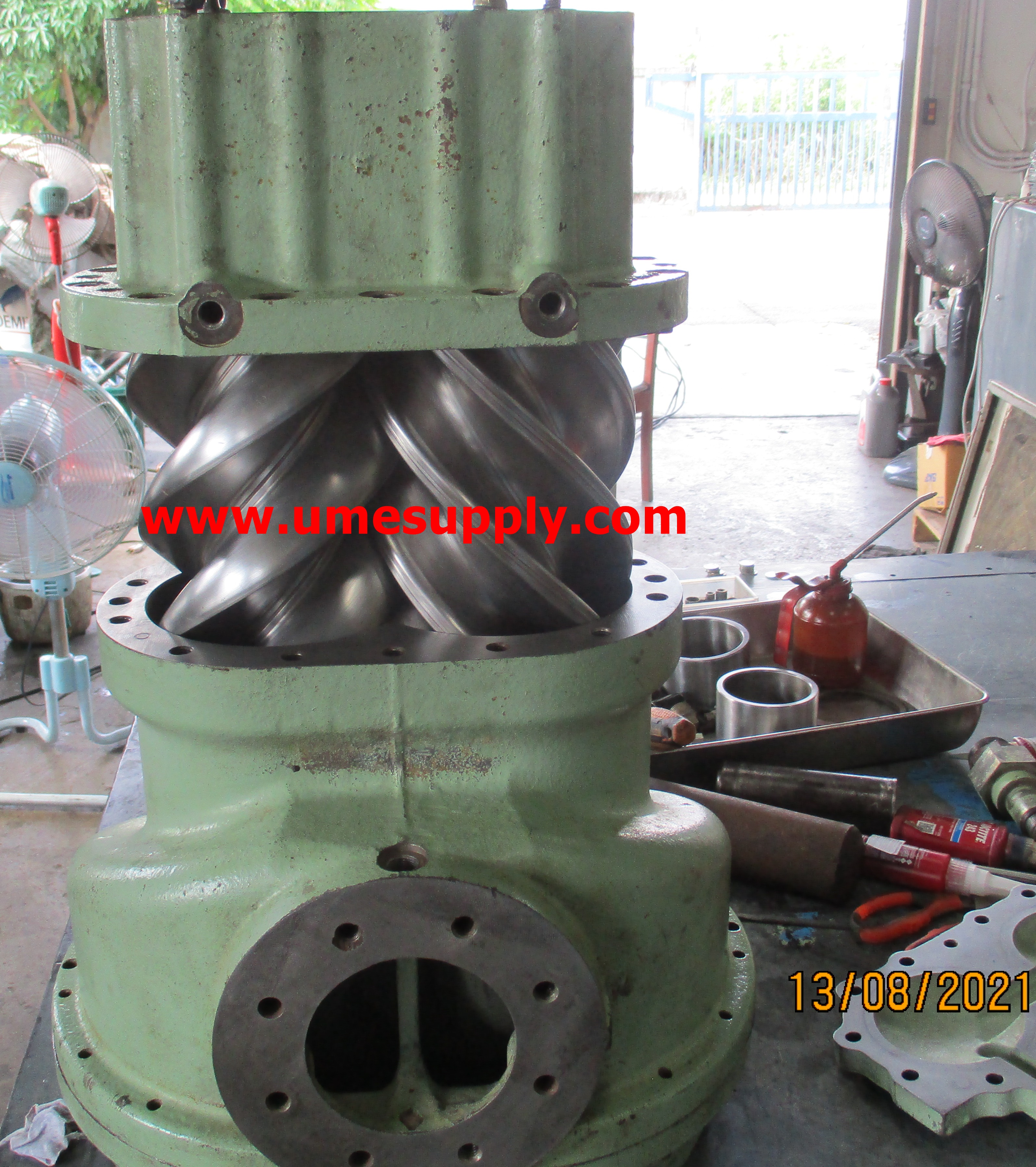 Overhaul Screw AirCompressor "SULLAIR" LS16-100.