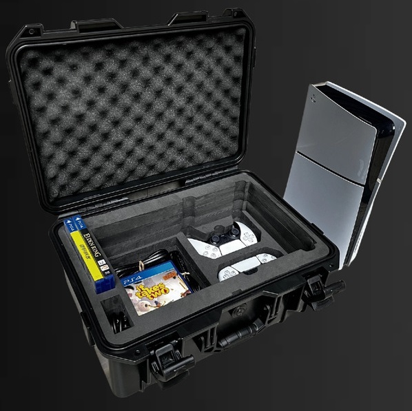 HARD CASE เก็บเครื่อง PS5 Slim (2023) กันน้ำกันฝุ่น IP67 สายลุยห้ามพลาด