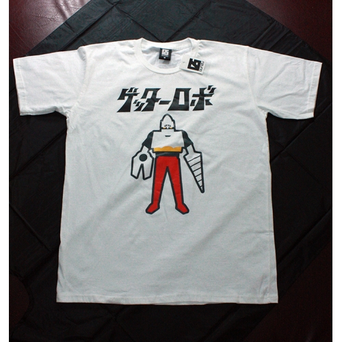 T-Shirt เสื้อยืดกันดั้ม เก็ตเตอร์โรโบ Getter Robo (getter 2) สุดเท่ห์ สีขาว จากร้าน GUNZU !!โปรโมชั่น Asia Street Fashion