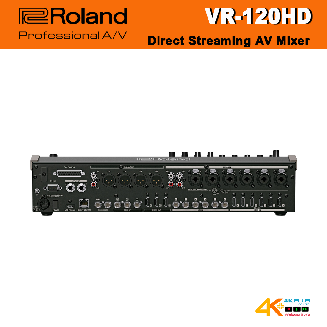 Roland VR-120HD Direct Streaming AV Mixer