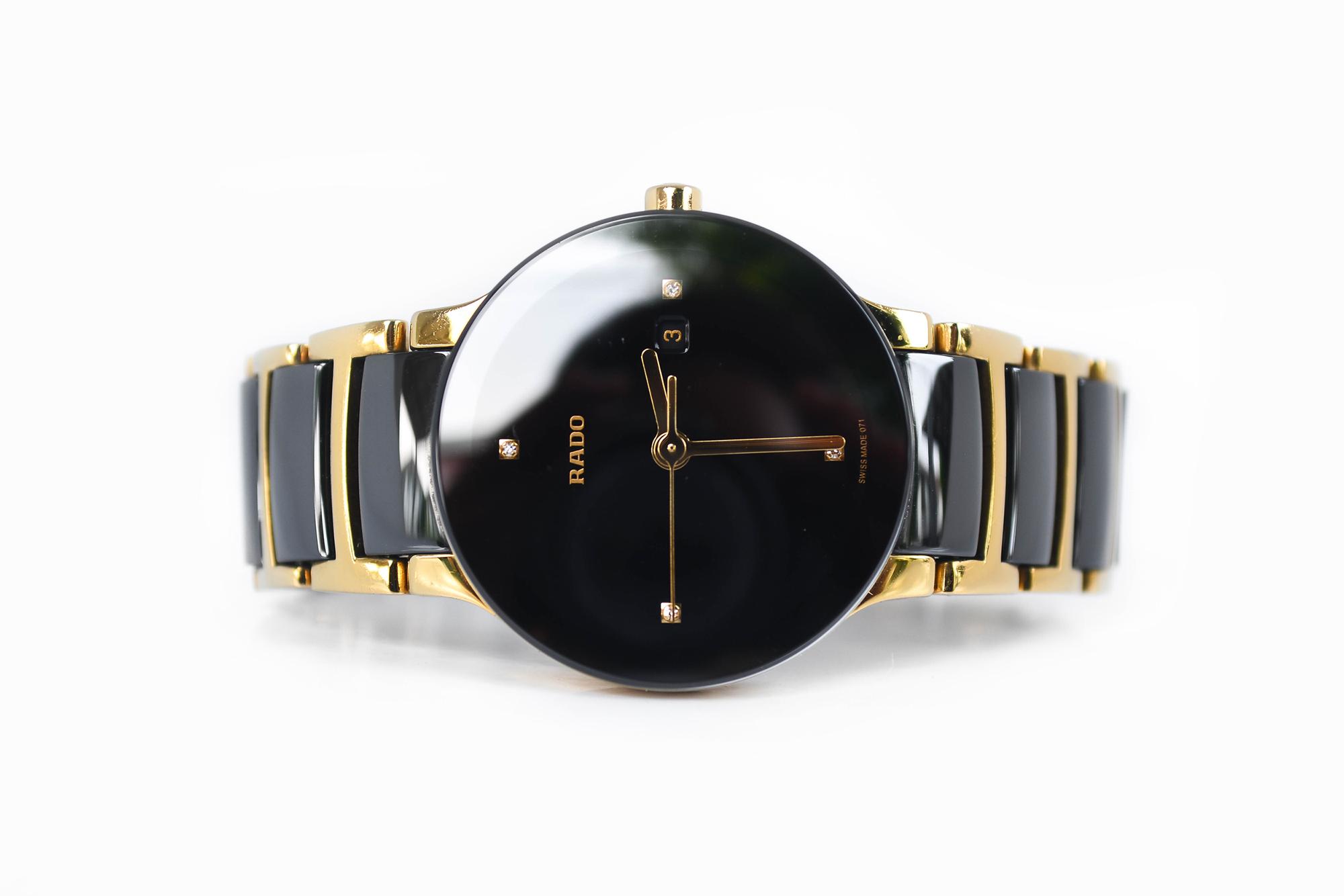 Rado Centrix Ceramic Diamond Lady Size Quartz 2tone