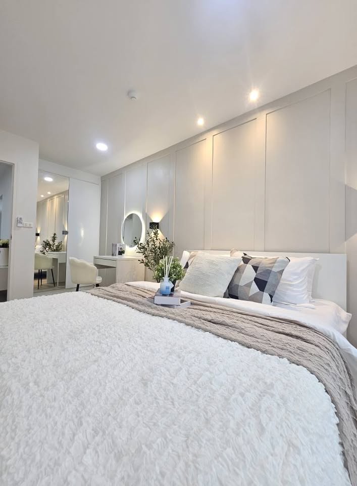 ขายคอนโด เดอะคิทท์พลัส นวมินทร์ ห้องตกแต่งใหม่ ชั้น 4 ขนาด 31 ตร.ม. 1 ห้องนอน พร้อมอยู่ ราคาพิเศษเพียง 1.39 ล้านบาท