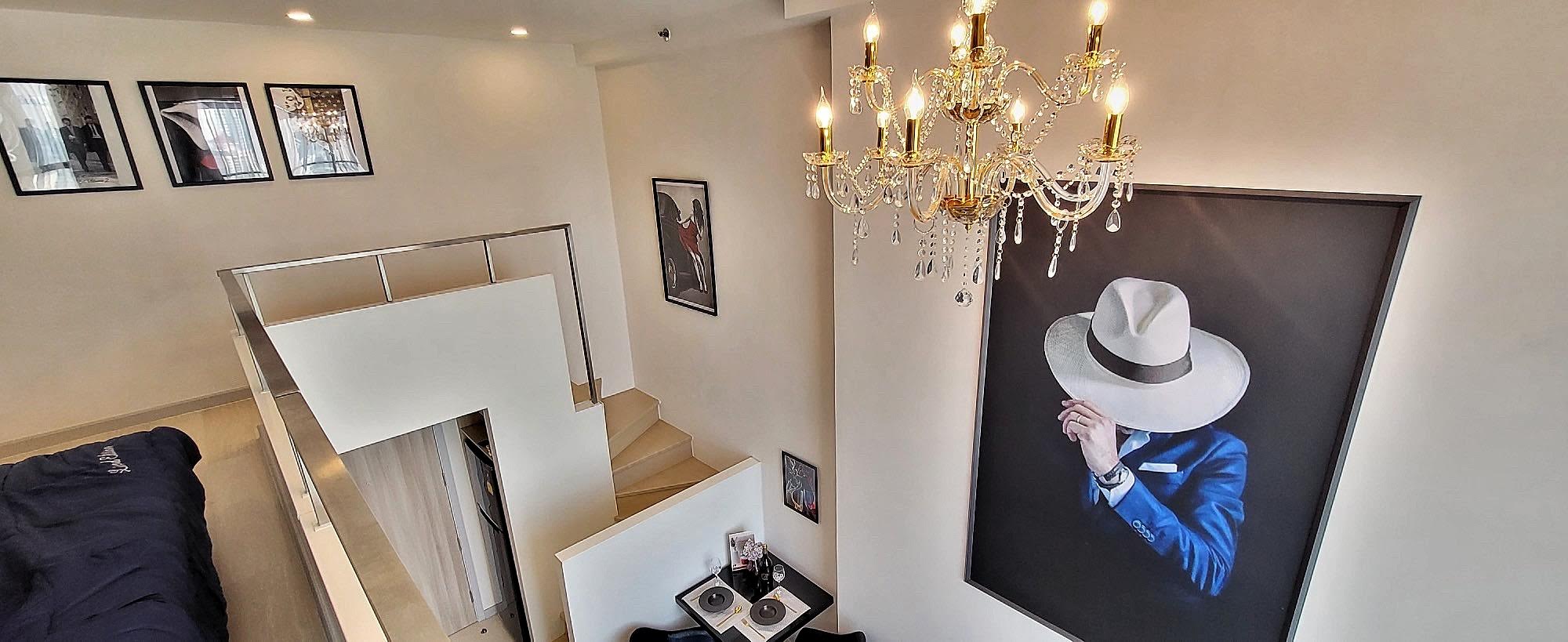 ให้เช่าคอนโด ไนท์บริดจ์ไพร์มสาทร (knightsbridge prime sathorn) ชั้น 33 ห้อง 3309 44 ตรม. ห้อง Duplex 1 ห้องนอน