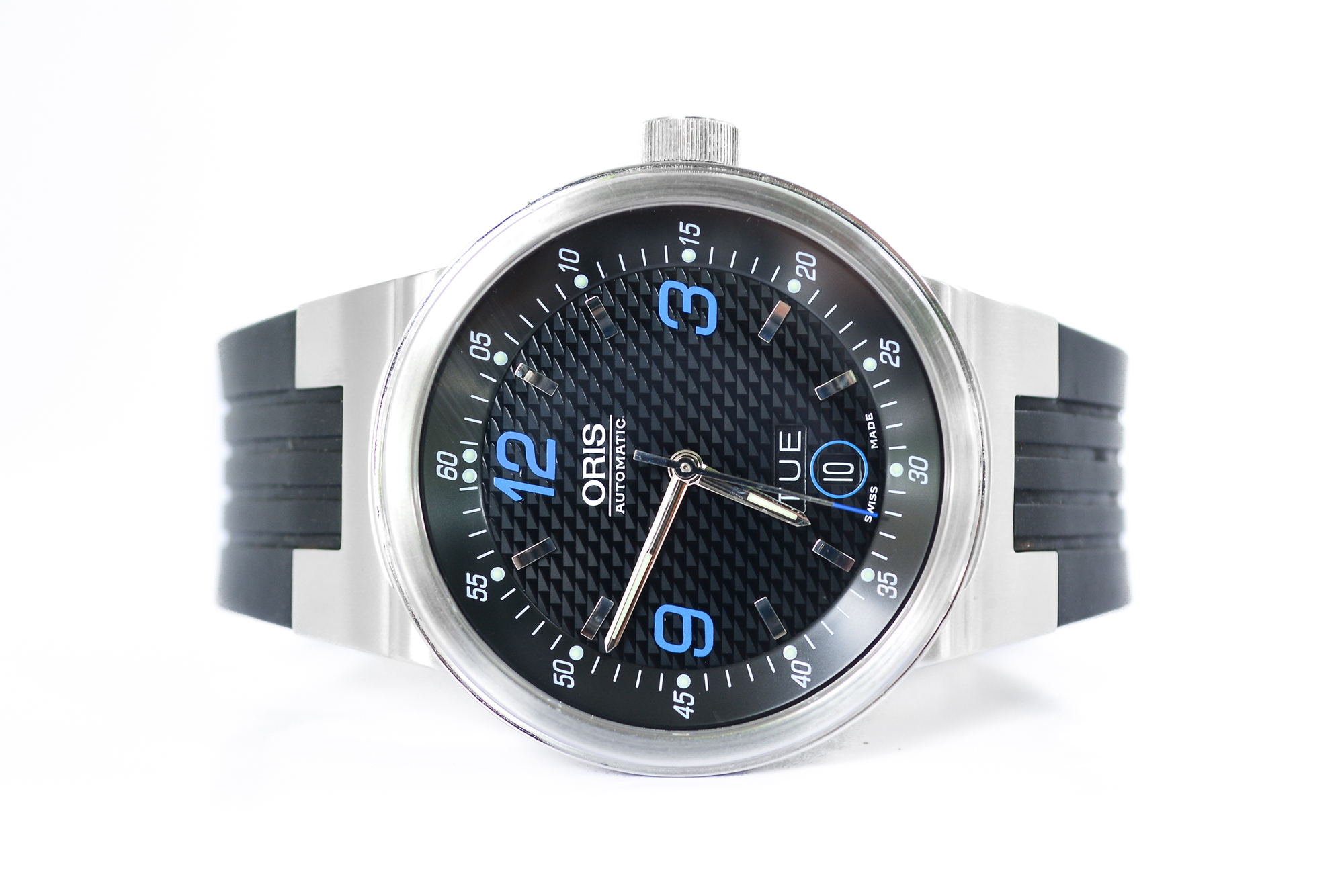 Oris WilliamsF1 Team Day Date หน้าดำ สายยาง (Sold)