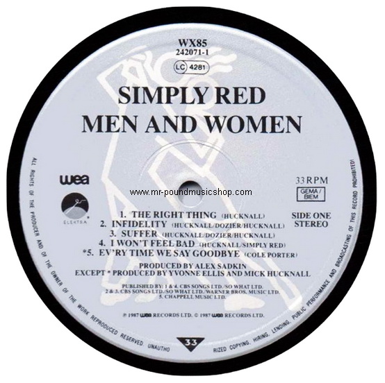 Simply Red - Men And Women