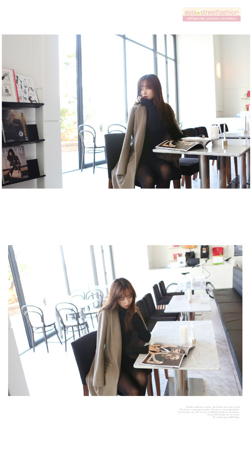 L OverCoat เสื้อโค้ทกันหนาวตัวยาว สีเทา งานดี ผ้าวูลเนื้อดีเรียบไม่เป็นขุย บุซับในกันลมอย่างดี พร้อมส่ง สีเทา L