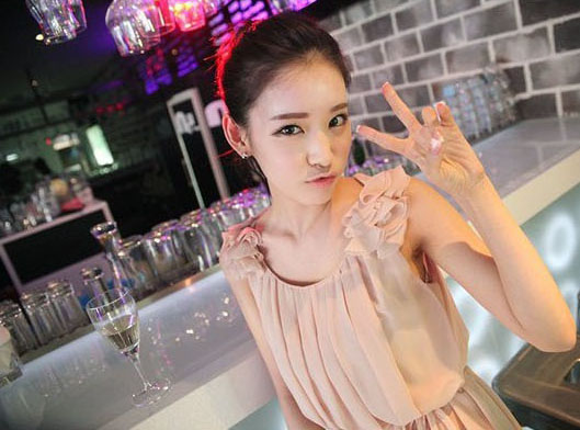 dress เดรสทํางาน สีโอรส ผ้าชีฟอง น่ารักๆ ใส่ออกงานได้