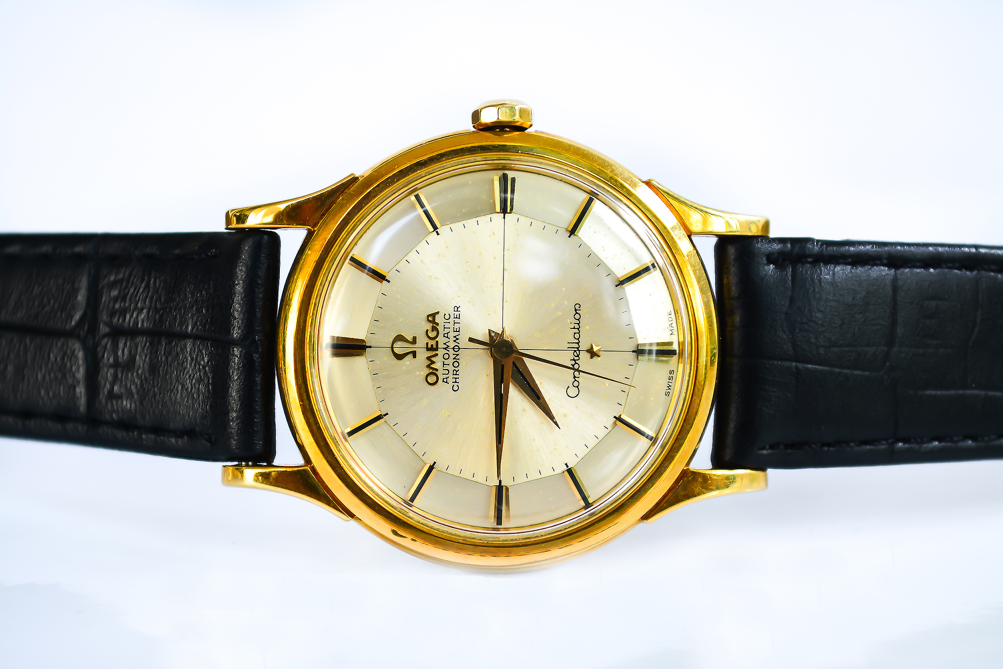 Omega Constellation หอดูดาว ขานก ทองคำ 18k