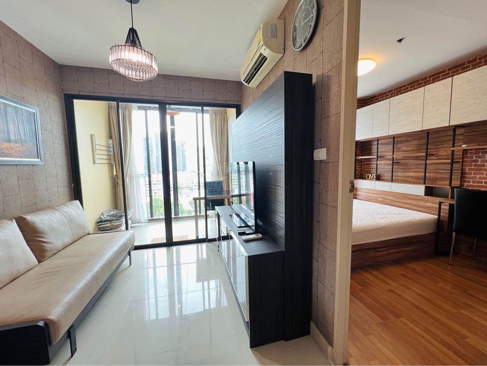 ให้เช่าคอนโด IDEO Ladprao 5 (ไอดีโอ ลาดพร้าว 5) 1 ห้องนอน 1 ห้องน้ำ ขนาด 34 ตร.ม ชั้น 14 วิวสวย ตกแต่งครบ พร้อมอยู่