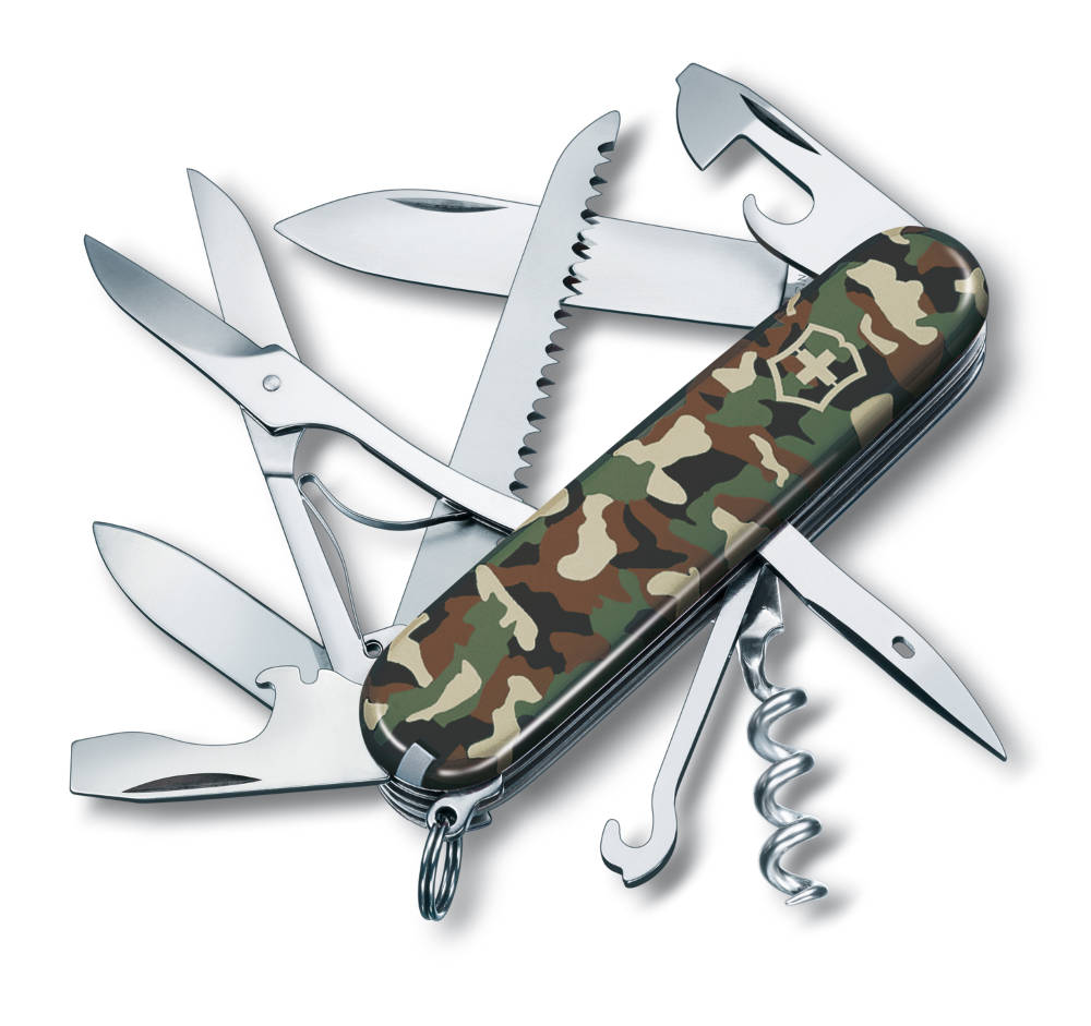 มีดพับอเนกประสงค์ VICTORINOX รุ่น HUNTSMAN CAMOUFLAGE (1.3713.94)