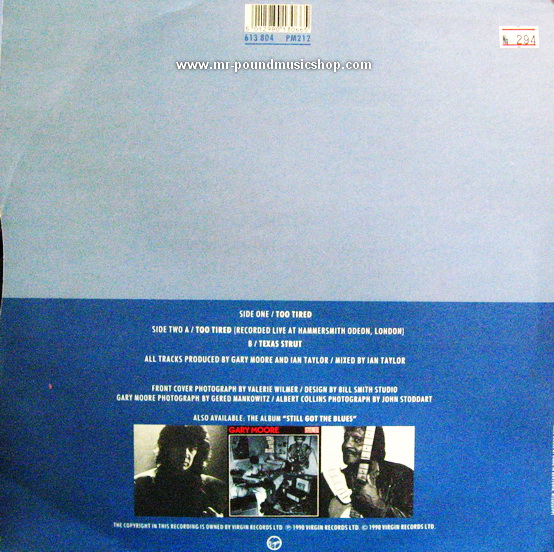 Gary Moore feat. Albert Collins - Too Tired