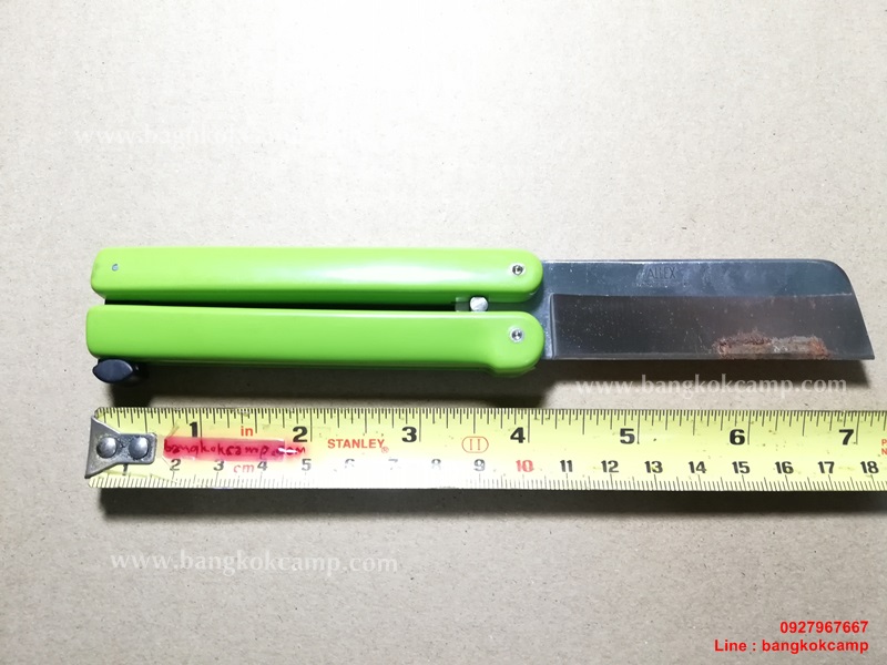 มีดญี่ปุ่น, มีดพับญี่ปุ่น รุ่นเก่า JAPAN ใหม่เก่าเก็บ (สีเขียว)