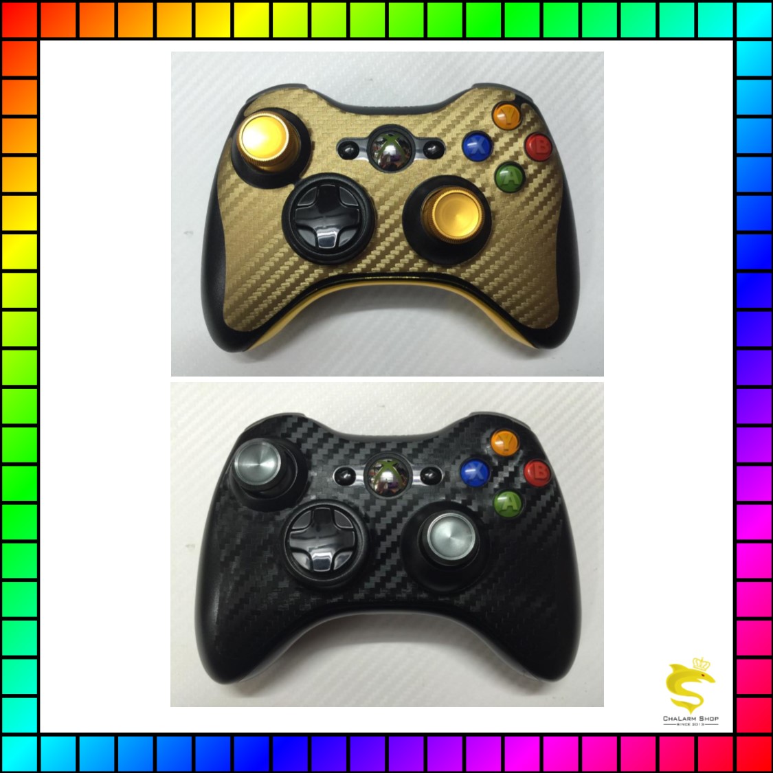 สติกเกอร์ลายเคฟล่า Xbox360 Controller