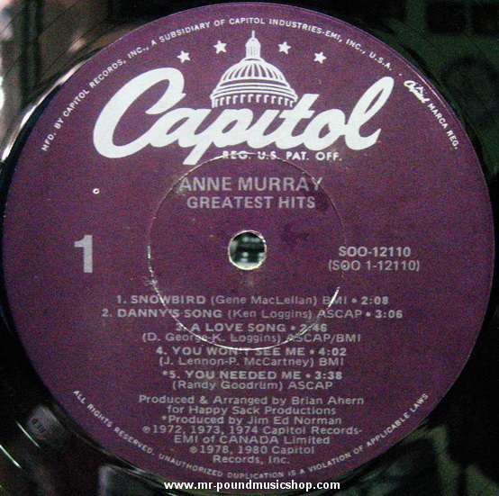 Anne Murray - Anne Murray's Greatest Hits