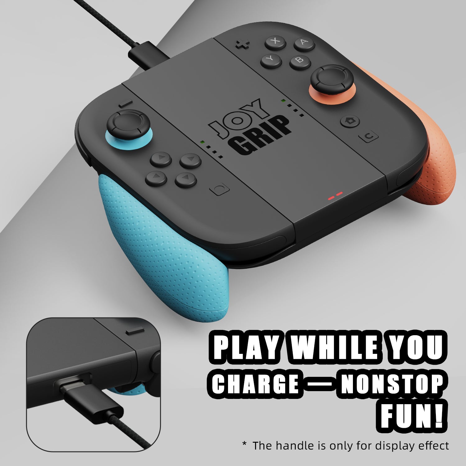 Savage Raven by Skull & Co. JoyGrip Joy-Con Charging Grip for Nintendo Switch 2 (รุ่นปี 2025)