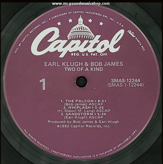 Earl Klugh And Bob James - Two Of A Kind