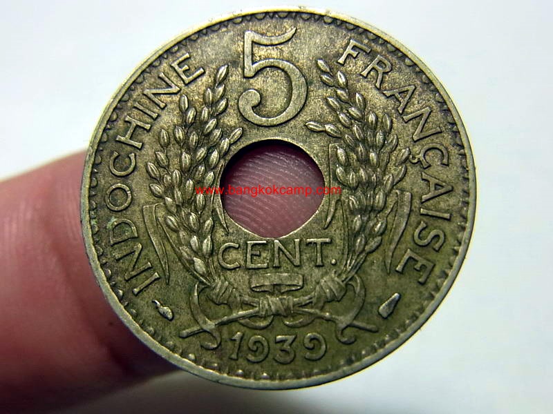 เหรียญ อินโดจีน 5เซนต์