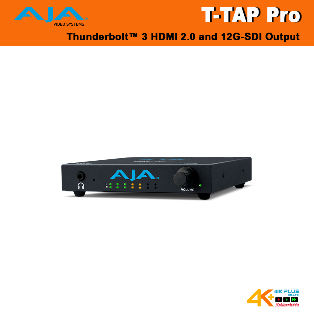 AJA T-TAP Pro Thunderbolt 3 HDMI 2.0 and 12G-SDI Output