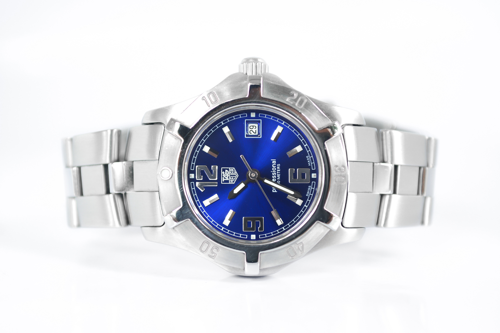 Tag Heuer S2000 Exclusive Lady size Quartz หน้าน้ำเงิน (Sold)