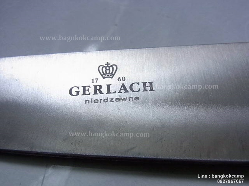 มีดเกอลาจ GERLACH nierdzewne โปแลนด์ ใบมีด 7นิ้ว รุ่นนี้ใบหนาพิเศษ