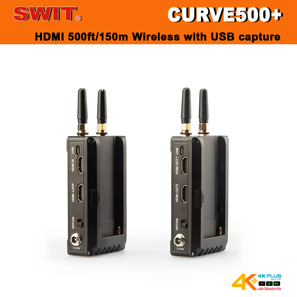 SWIT CURVE500+ HDMI 500ft/150m Wireless with USB capture