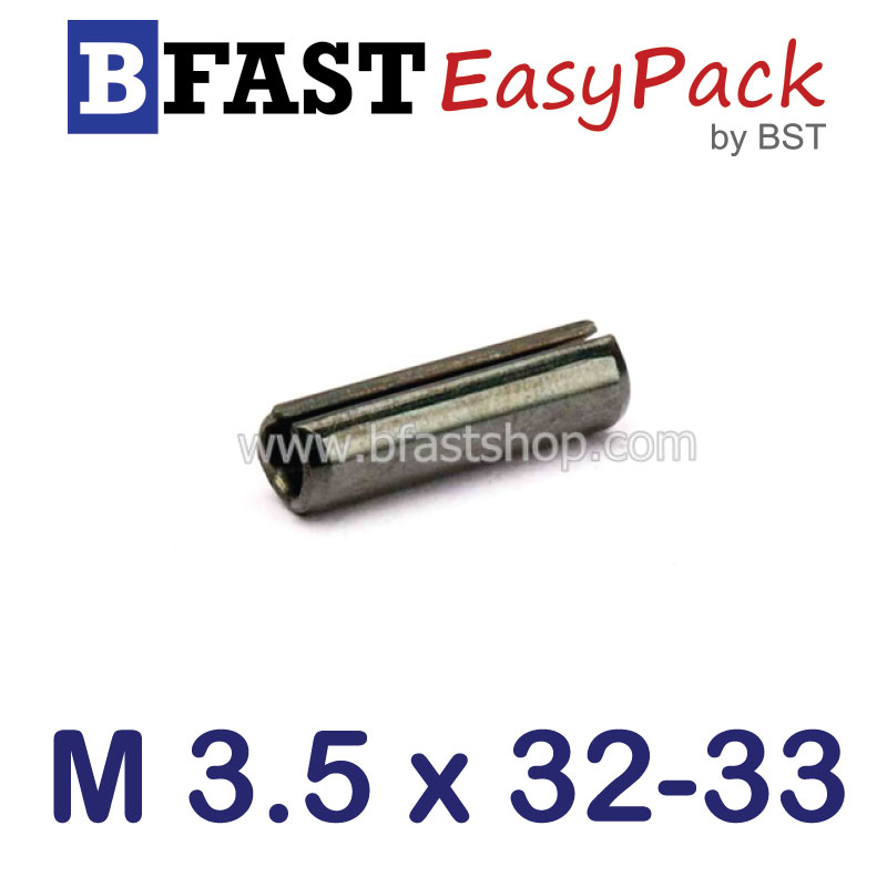 ปิ๊นตะกุด M 3.5 x 32-33 (8ตัว/ถุง)