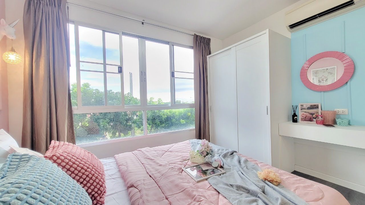 ให้เช่าคอนโด ดีคอนโด แคมปัส รีสอร์ท บางนา (dCondo Campus Resort Bangna 1 ห้องนอน