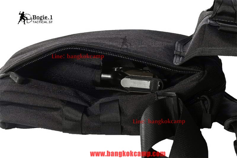 กระเป๋าสะพายข้าง /ซ่อนปืน Big gun (สีดำ)
