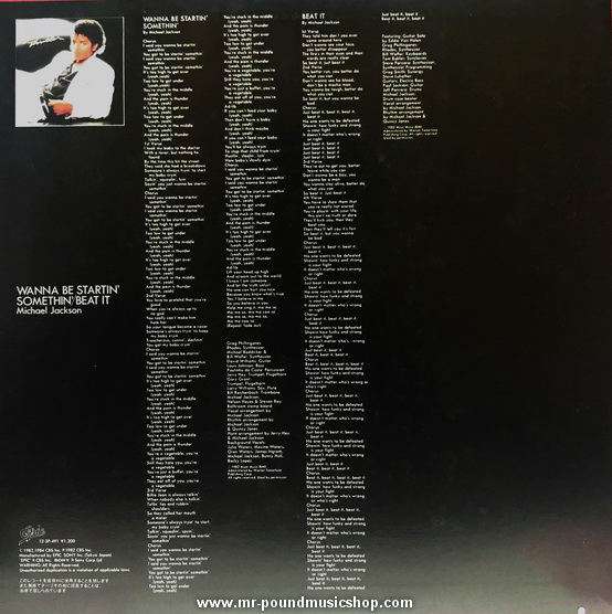 Michael Jackson - Wanna Be Startin' Somethin' / Beat It