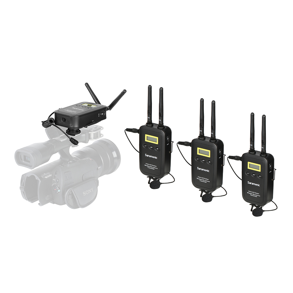 Saramonic VmicLink5 SET3 5.8GHz SHF Wireless Lavalier Microphone System