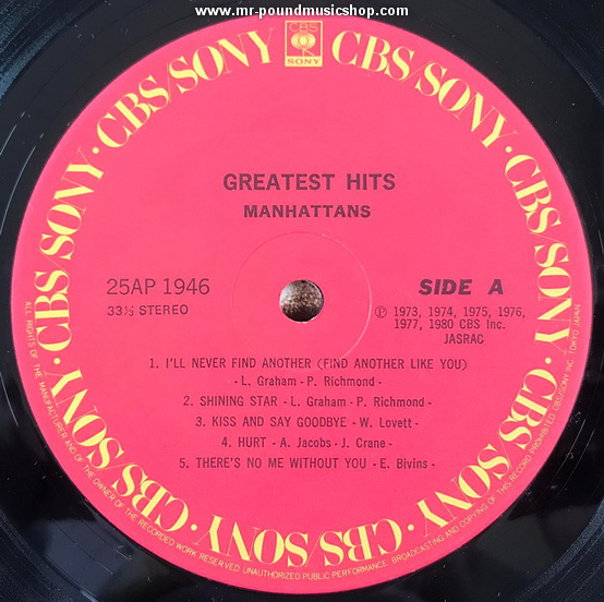 The Manhattans - Greatest Hits (1973-1980)