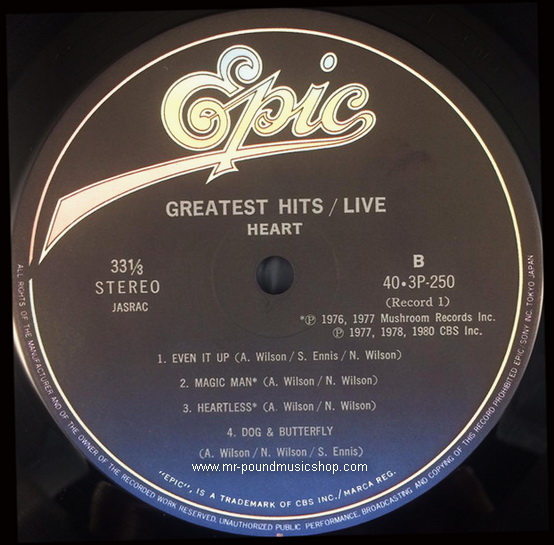 Heart - Greatest Hits / Live