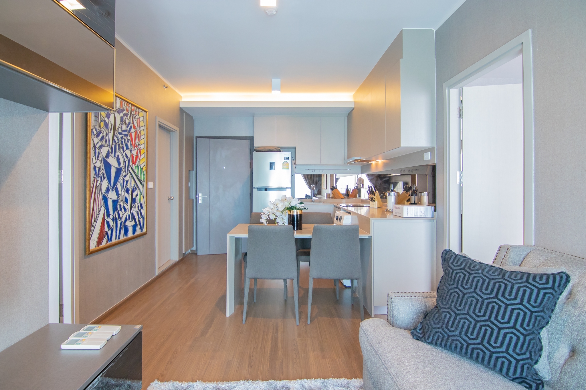 ให้เช่าคอนโด Ideo Sukhumvit 93 (ไอดีโอ สุขุมวิท 93) 2 ห้องนอน 2 ห้องน้ำ ขนาด 52.3 ตรม ชั้น 36 ห้องตกแต่ครบพร้อมอยู่