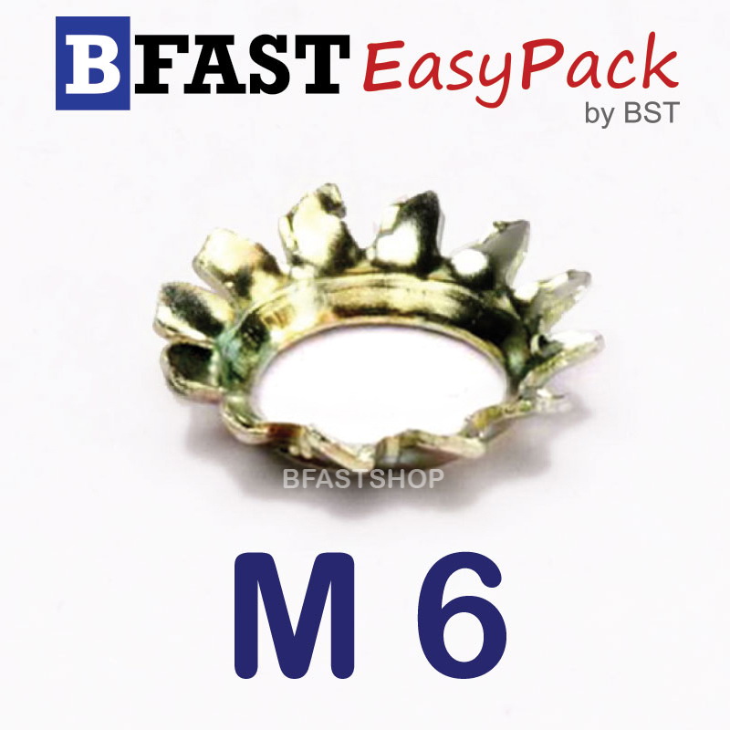 แหวนจักรเตเปอร์ M6 ( 10 ตัว/ถุง)