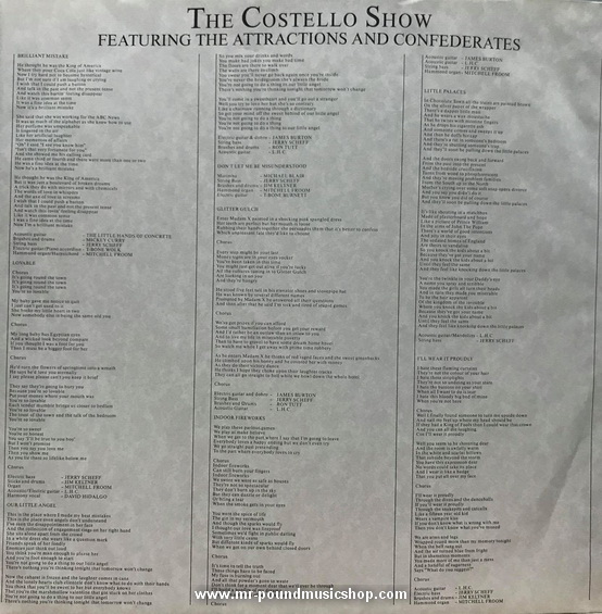 The Costello Show Feat. The Attractions and Confederates - King Of America
