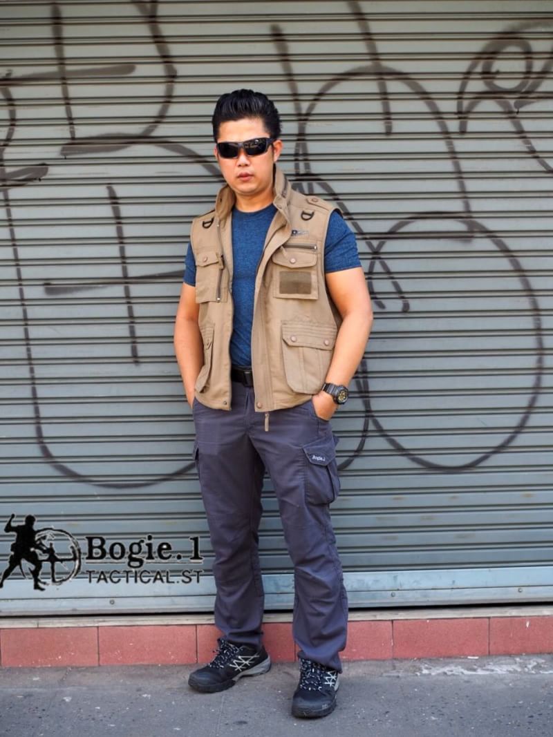 เสื้อกั๊ก Tactical Bogie.1 สีกากี
