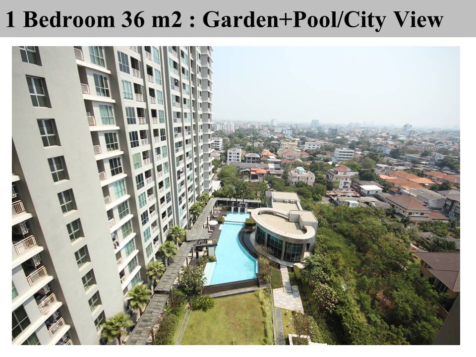 ขายคอนโด Rhythm Ratchada (ริธึม รัชดา) 1 ห้องนอน 1 ห้องน้ำ ชั้น 14 ขนาด 36 ตรม