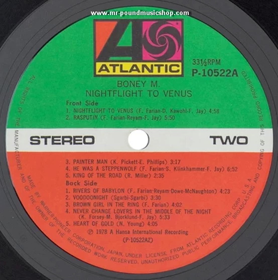 Boney M. - Nightflight To Venus