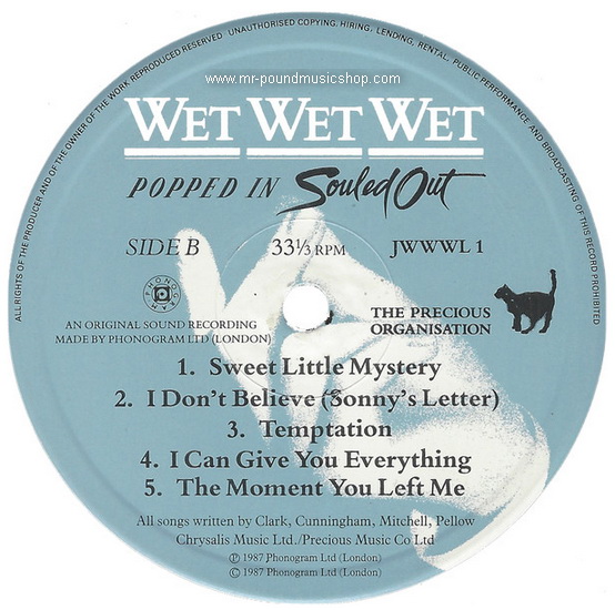 Wet Wet Wet - Popped In Souled Out