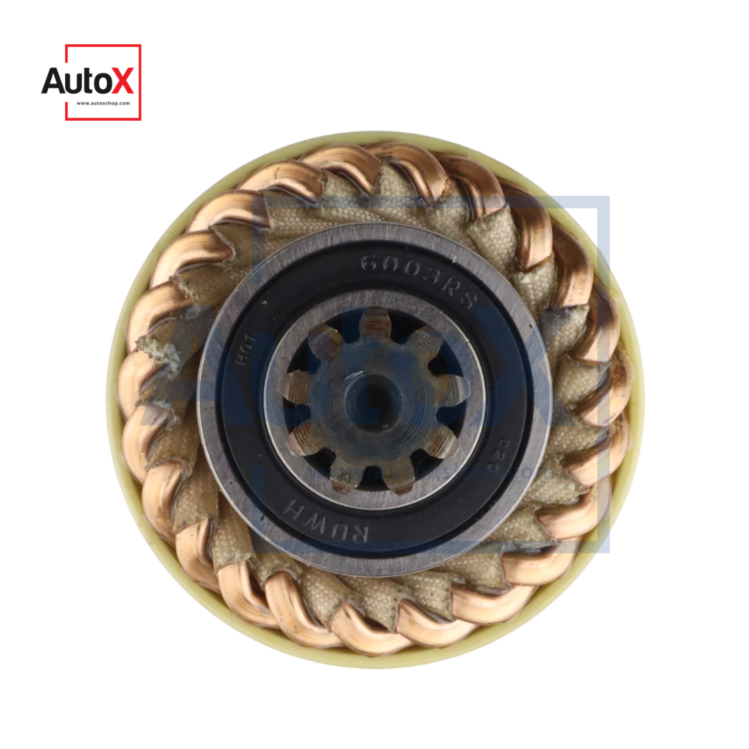 ทุ่นไดสตาร์ท JCM EH700 24V 4.5kw ทดND ยาว187mm อ้วน60mm CW (ใหม่)