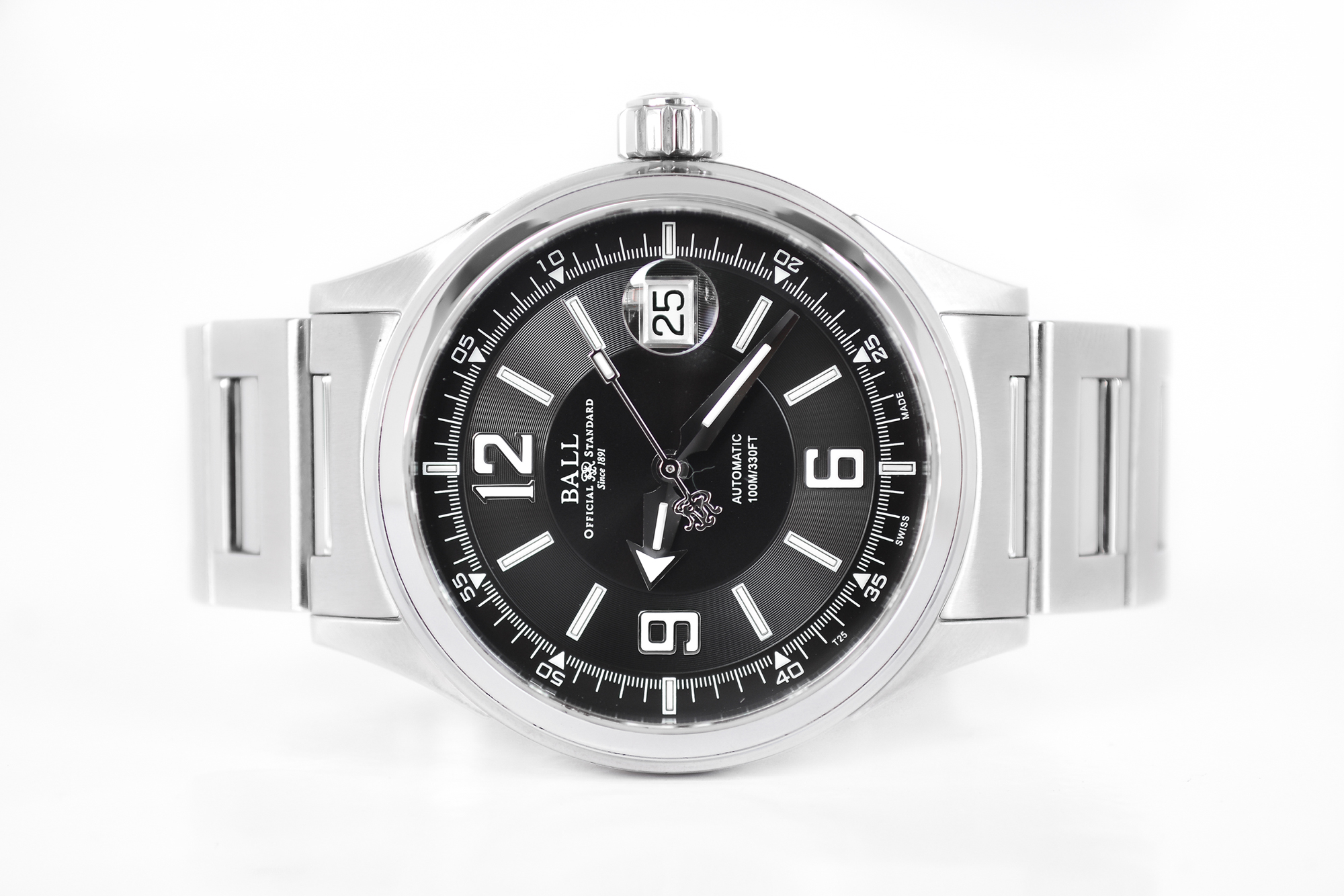 Ball Fireman Racer Automatic หน้าดำ