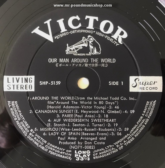 Paul Anka - Our Man Around The World