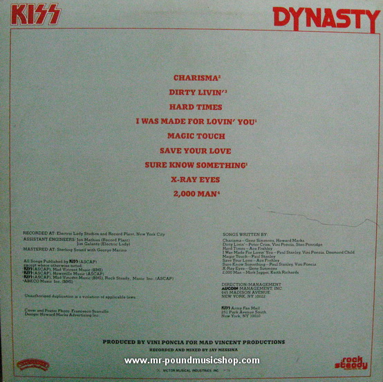 Kiss - Dynasty