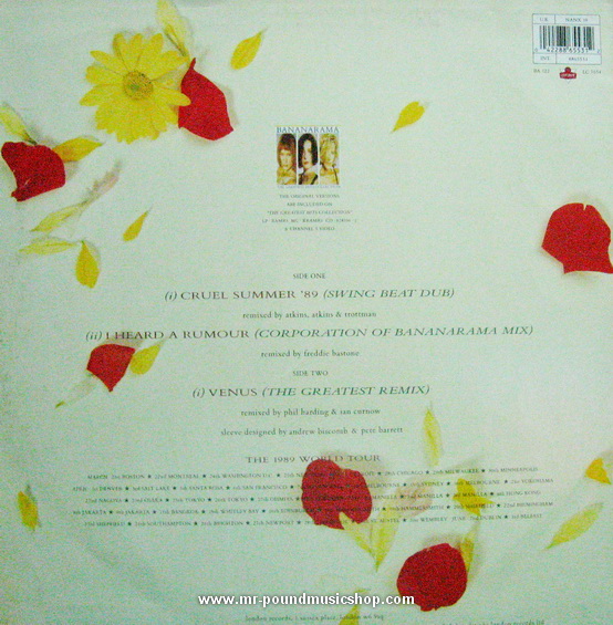 Bananarama - Cruel Summer '89
