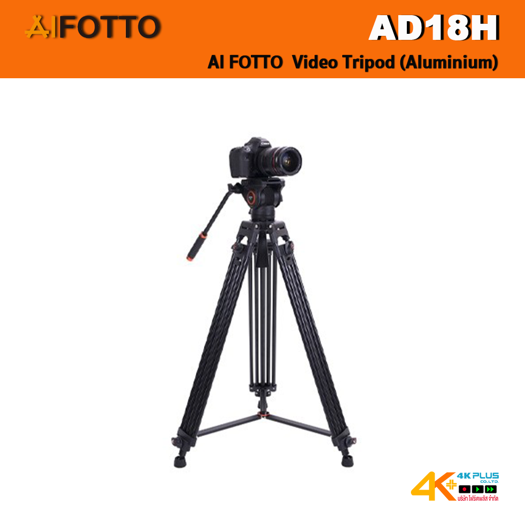 AI Fotto AD18H Lion Series Dual-Tubes Aluminium Video Tripod