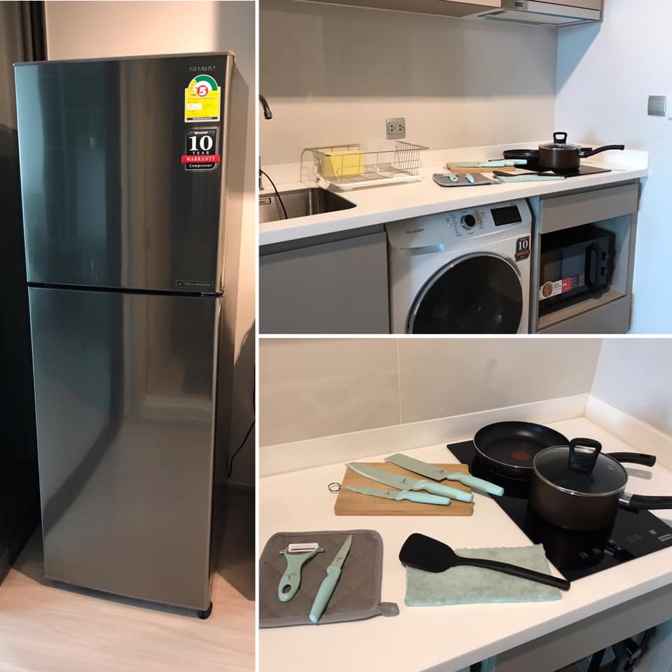 ให้เช่าคอนโด Life Ladprao (ไลฟ์ ลาดพร้าว) (มี 2 ห้อง โทนสีอ่อน&โทนสีเข้ม) ห้องสตูดิโอ 26 ตรม.