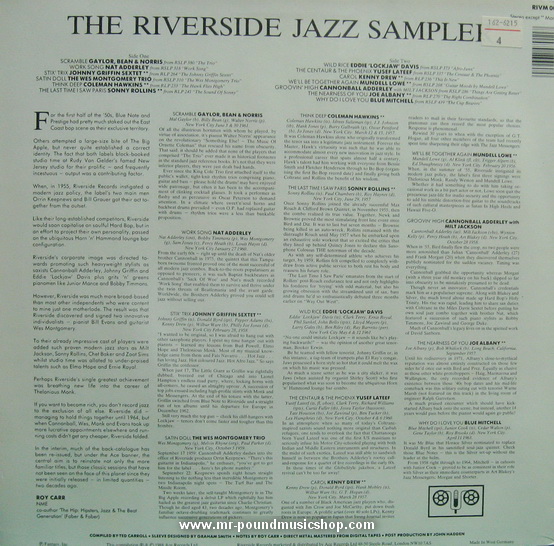Various Artists - Riverside Jazz Sampler